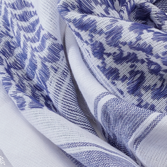 Esarfa Shemag Blue/White Brandit - Protectie Versatila