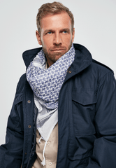 Esarfa Shemag Blue/White Brandit - Protectie Versatila