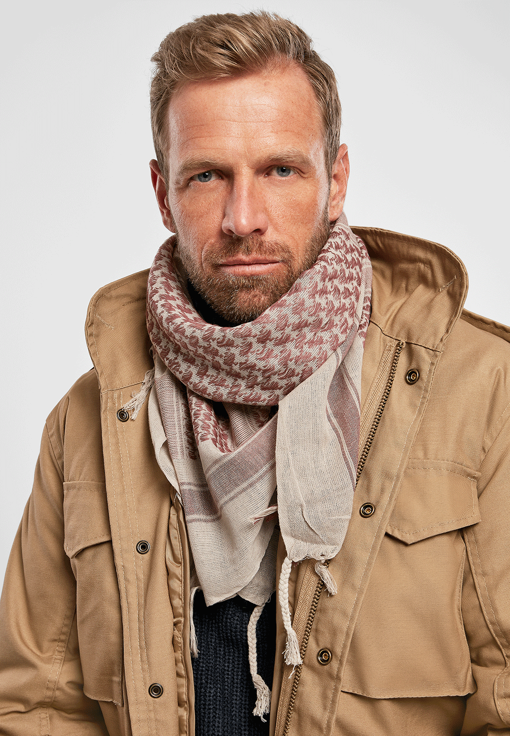 Esarfa Shemag Coyote/Brown Brandit - Protectie Versatila