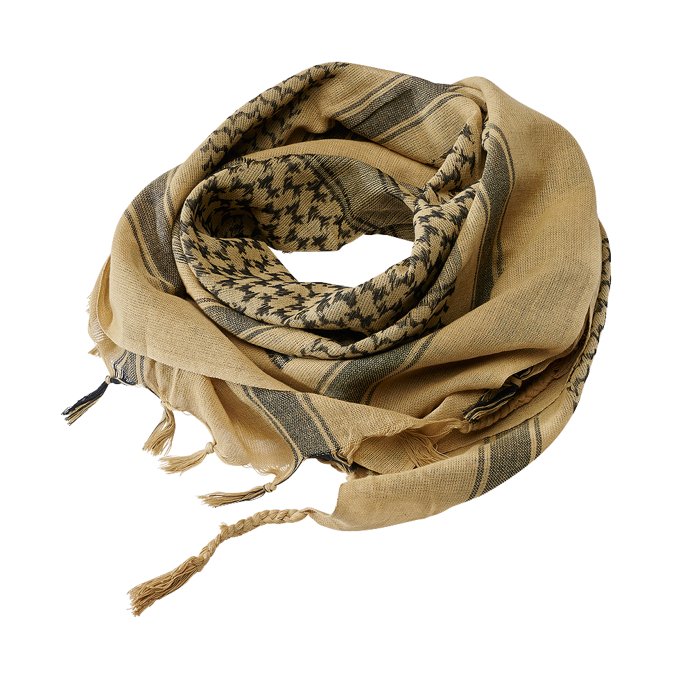 Esarfa Shemag Khaki/Black Brandit - Protectie Esentiala
