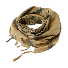 Esarfa Shemag Khaki/Black Brandit - Protectie Esentiala