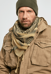 Esarfa Shemag Khaki/Black Brandit - Protectie Esentiala