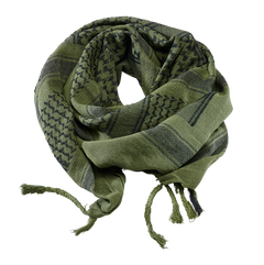 Esarfa Shemag Olive/Black Brandit - Adaptabilitate Tactica