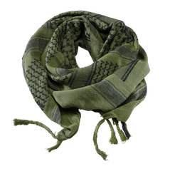 Esarfa Shemag Olive/Black Brandit - Adaptabilitate Tactica