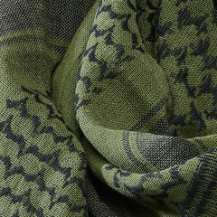 Esarfa Shemag Olive/Black Brandit - Adaptabilitate Tactica