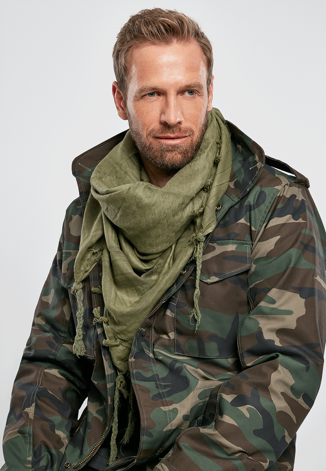 Esarfa Shemag Olive Brandit - Protectie Versatila
