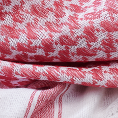 Esarfa Shemag Red/White Brandit - Versatilitate Tactică