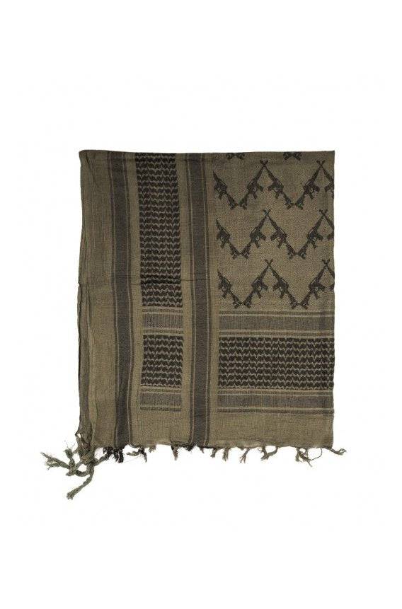 Esarfa Shemagh Rifles Oliv-Black