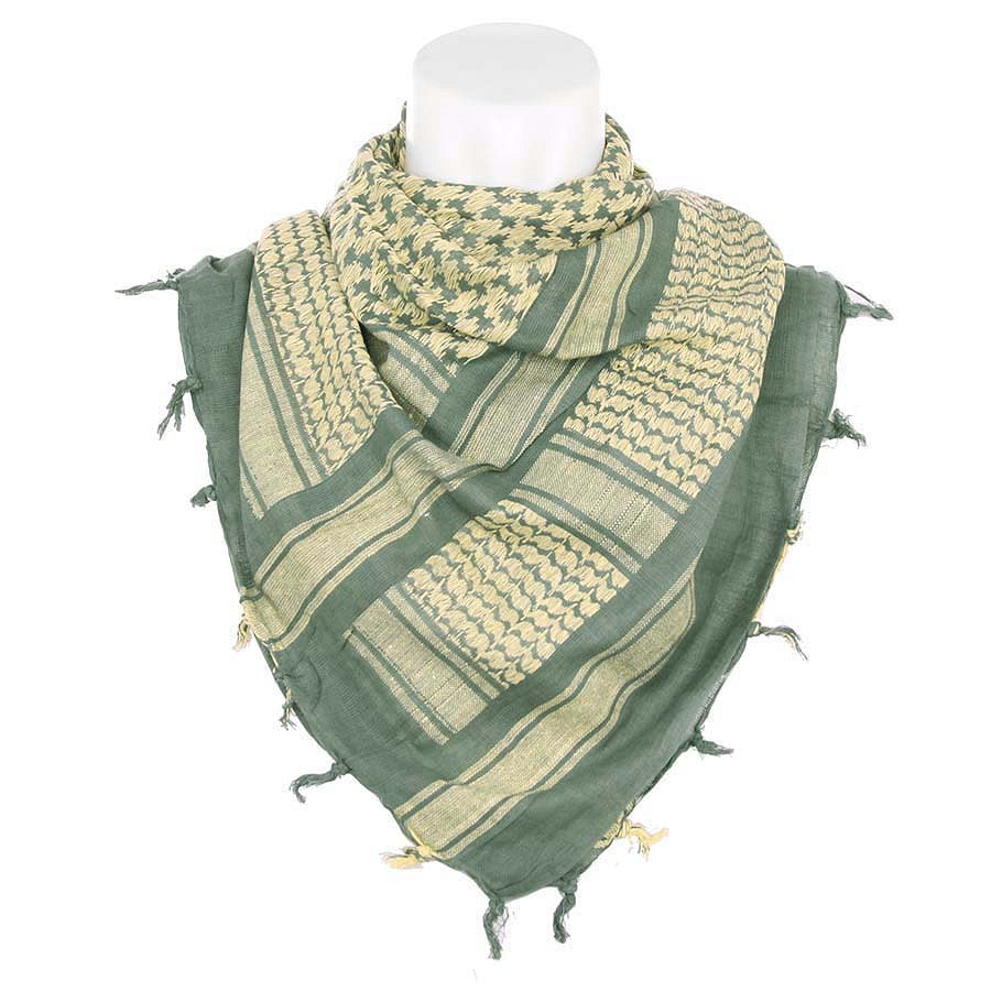 Eșarfă Tactică PLO Sage Green/Beige - Adaptabilitate în Misiune
