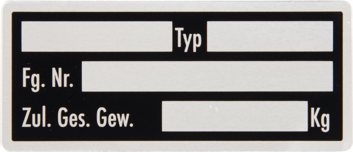 Etichetă Identificare Plastic Louis - Autoadezivă, 70x30mm