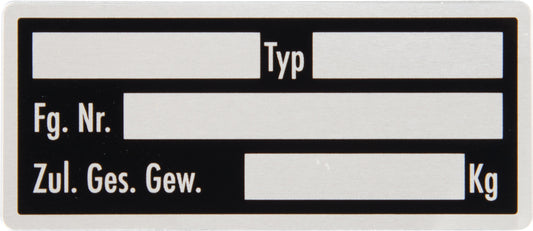 Etichetă Identificare Plastic Louis - Autoadezivă, 70x30mm