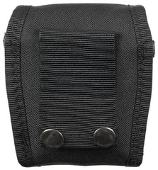 Etui Cătușe Negru MFH - Nylon, Închidere cu Capsă