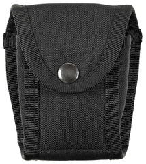 Etui Cătușe Negru MFH - Nylon, Închidere cu Capsă