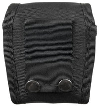Etui Cătușe Negru MFH - Nylon, Închidere cu Capsă