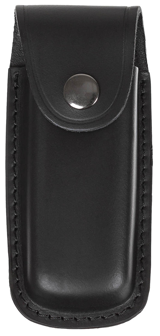 Etui Cuțit Negru FoxOutdoor - 100% Piele, Fixare la Curea