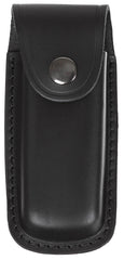 Etui Cuțit Negru FoxOutdoor - 100% Piele, Fixare la Curea