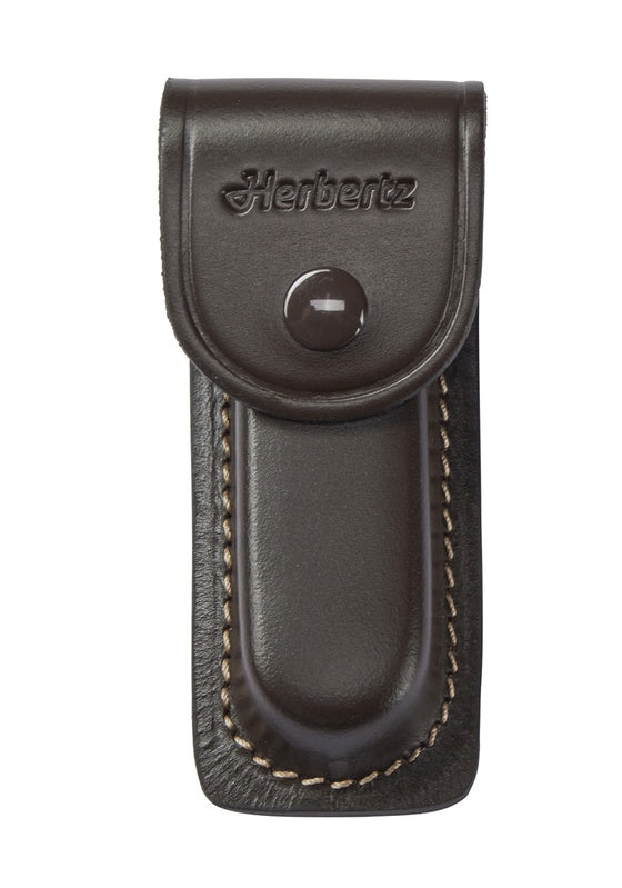 Etui Herbertz maro pentru briceag 11 cm - Piele, Protecție durabilă
