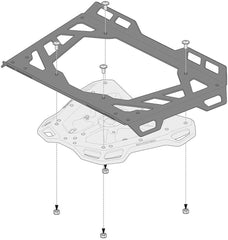 Extensie Portbagaj SW-Motech Adventure-Rack - Spațiu Suplimentar, Aluminiu