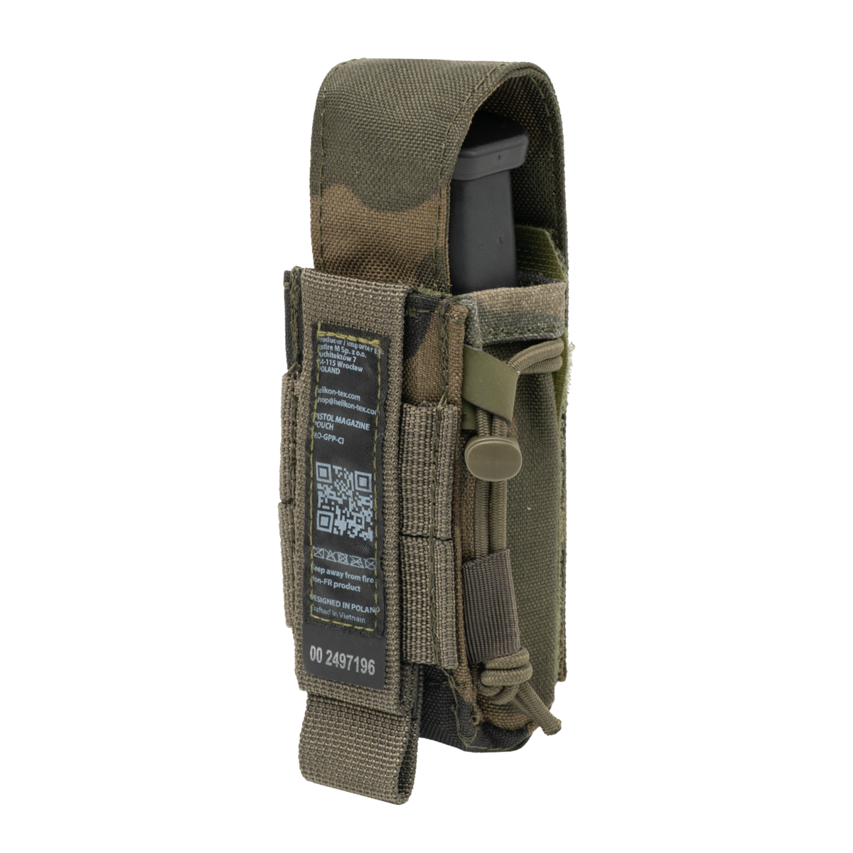 Port-Încărcător Pistol Field Helikon-Tex PL Woodland – MOLLE/PALS, 225 g/m² - poza 3