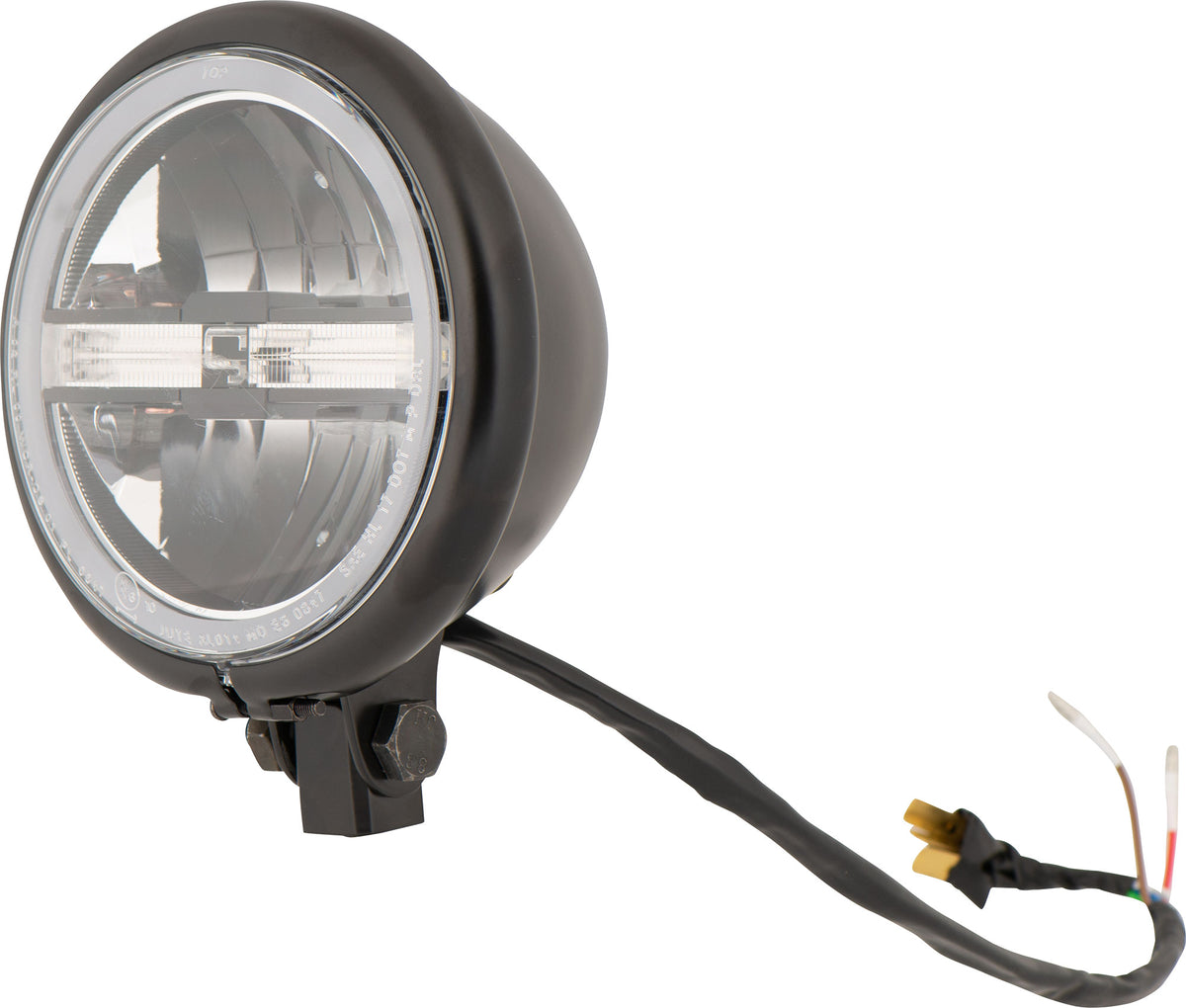 Far LED 5 3/4 inch gazzini - DRL, Cromat, E-aprobat