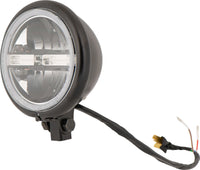 Far LED 5 3/4 inch gazzini - DRL, Cromat, E-aprobat