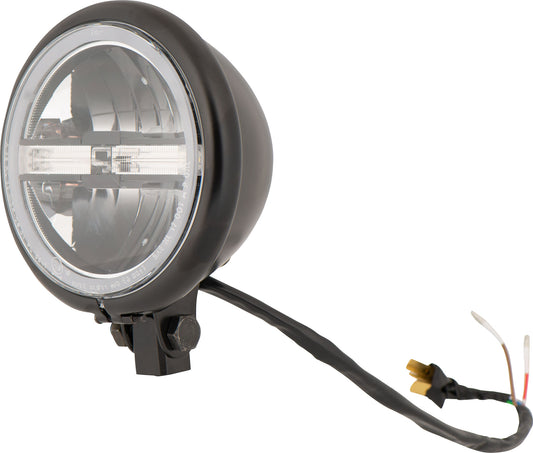Far LED 5 3/4 inch gazzini - DRL, Cromat, E-aprobat