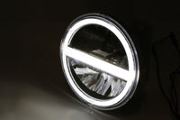 Far LED 5,75 inch Highsider Tip 6 - Cromat, E-aprobat