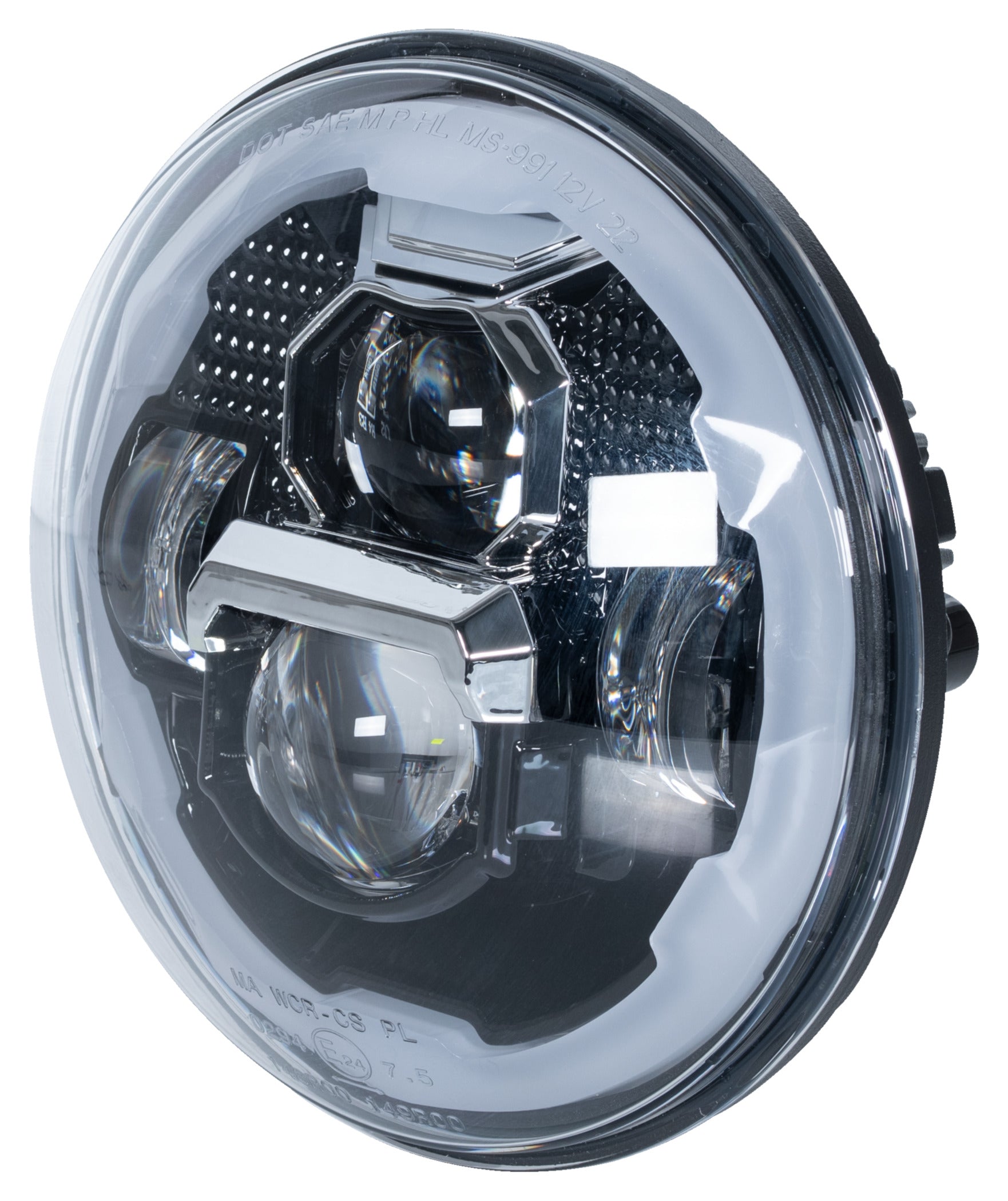 Far LED 7" Louis Parts - Retro Style, Tehnologie Modernă, E-aprobat