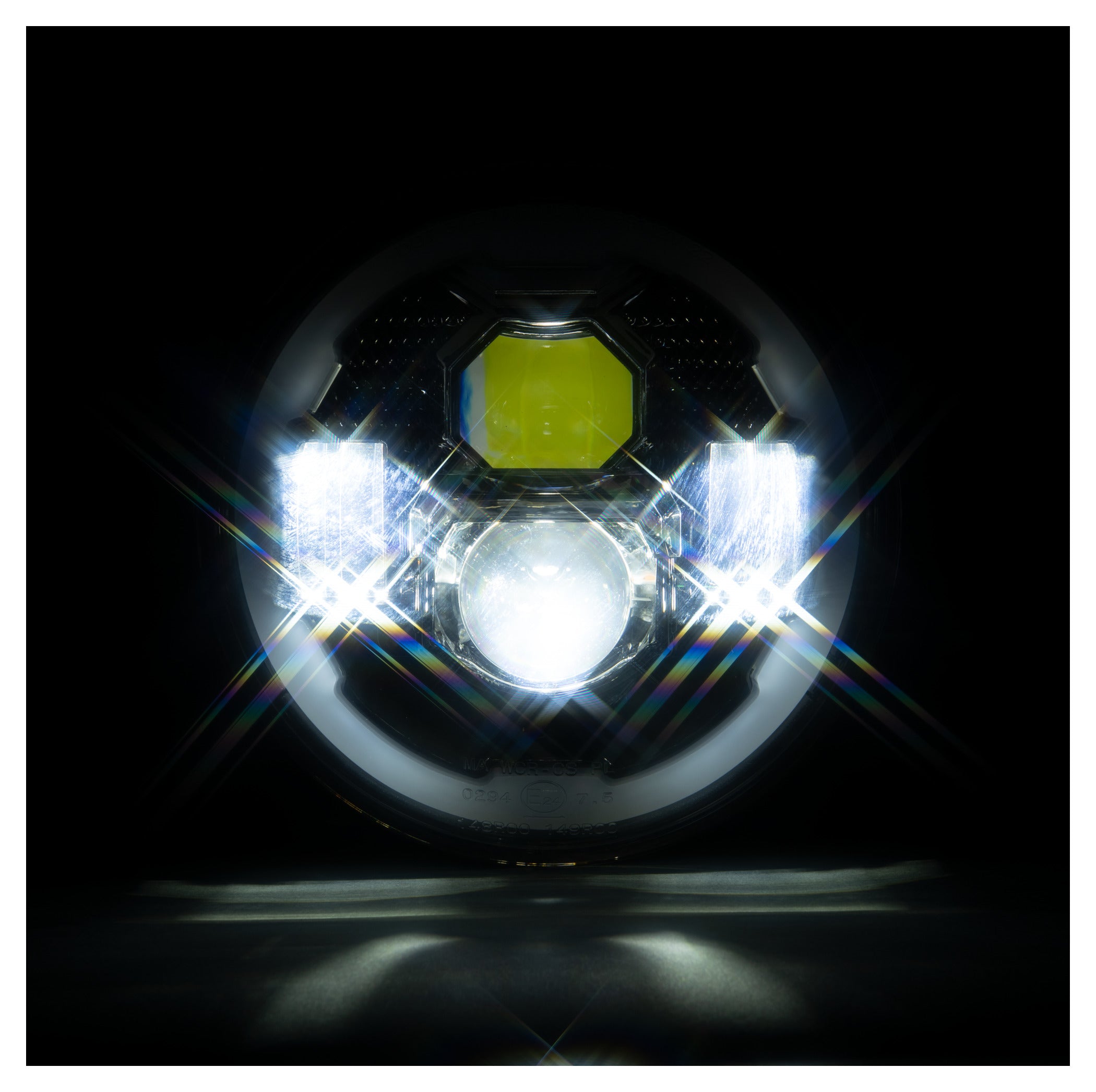 Far LED 7" Louis Parts - Retro Style, Tehnologie Modernă, E-aprobat