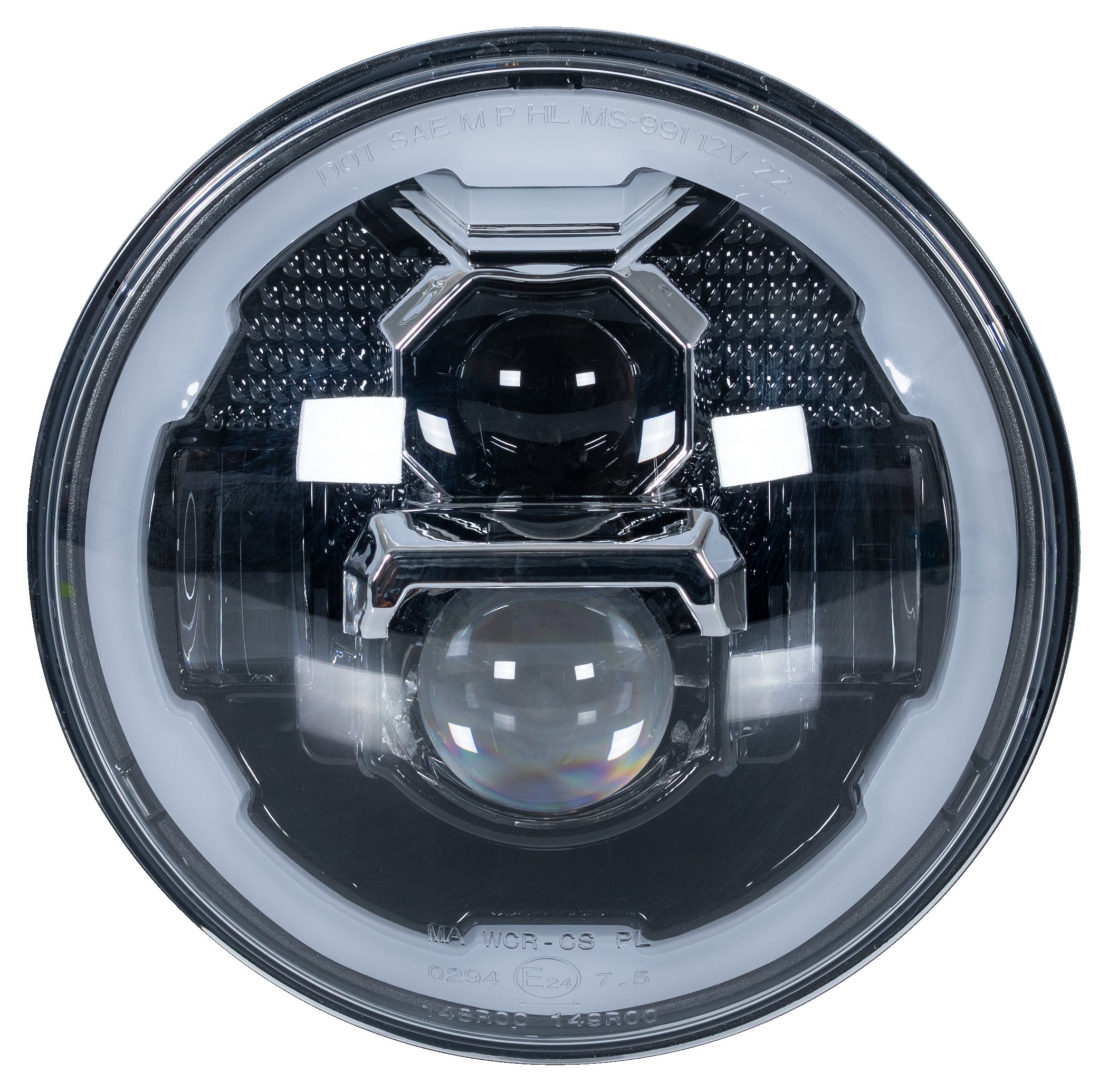 Far LED 7" Louis Parts - Retro Style, Tehnologie Modernă, E-aprobat