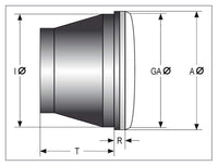 Far LED Highsider Tip 5, 5.75 inch - Design Modern, E-aprobat