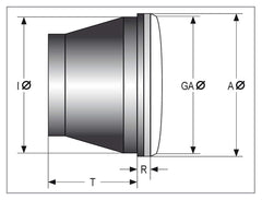 Far LED Highsider Tip 5, 5.75 inch - Design Modern, E-aprobat