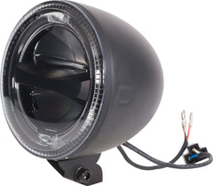Far LED Moto Highsider CIRCLE 5 3/4 inch - DRL, Poziție, E-aprobat