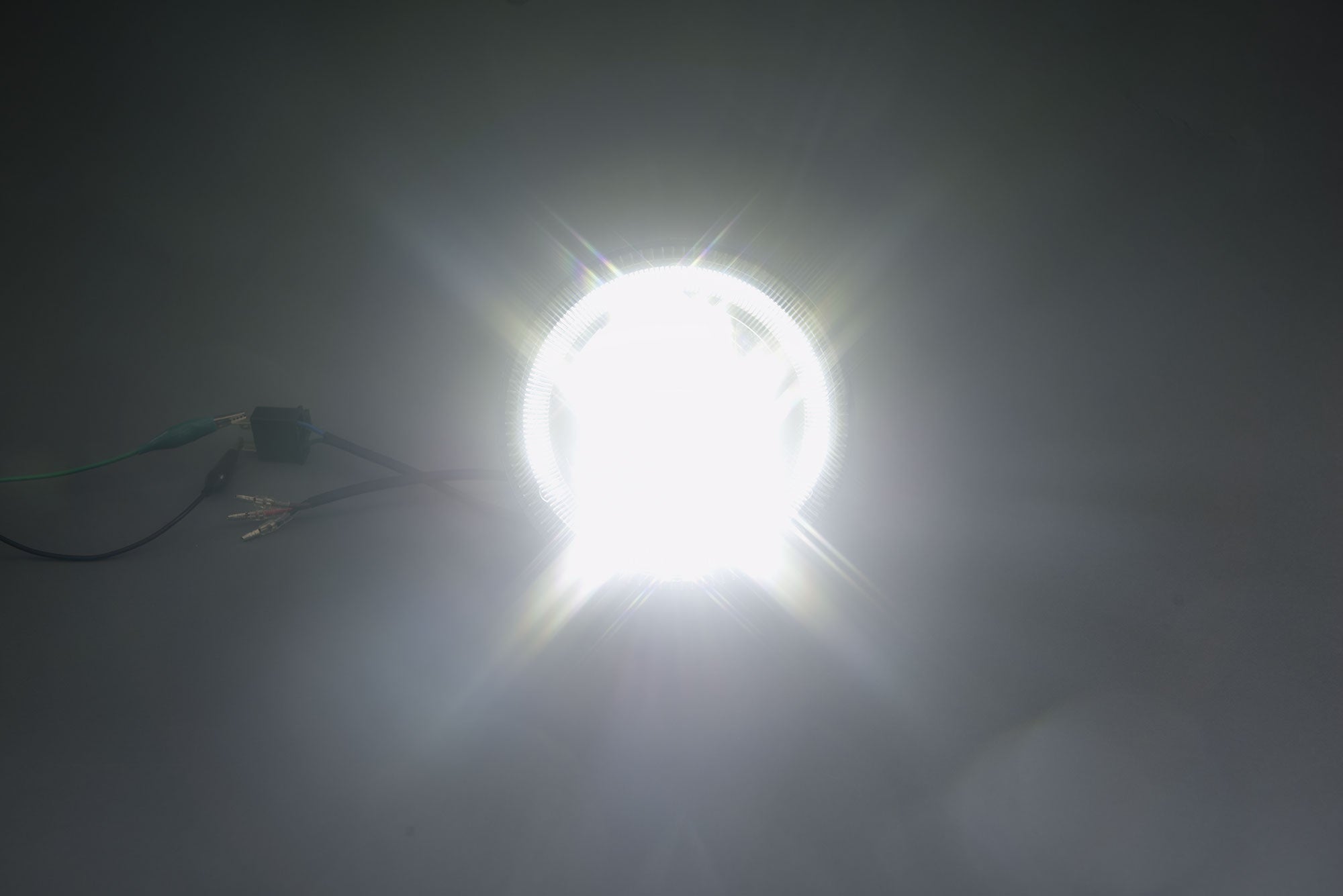 Far LED Moto Highsider CIRCLE 5 3/4 inch - DRL, Poziție, E-aprobat