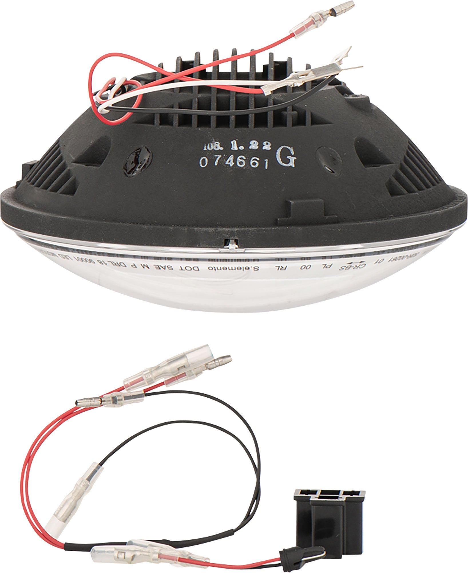 Far LED Moto Highsider Tip 8 - Lumină dinamică, DRL
