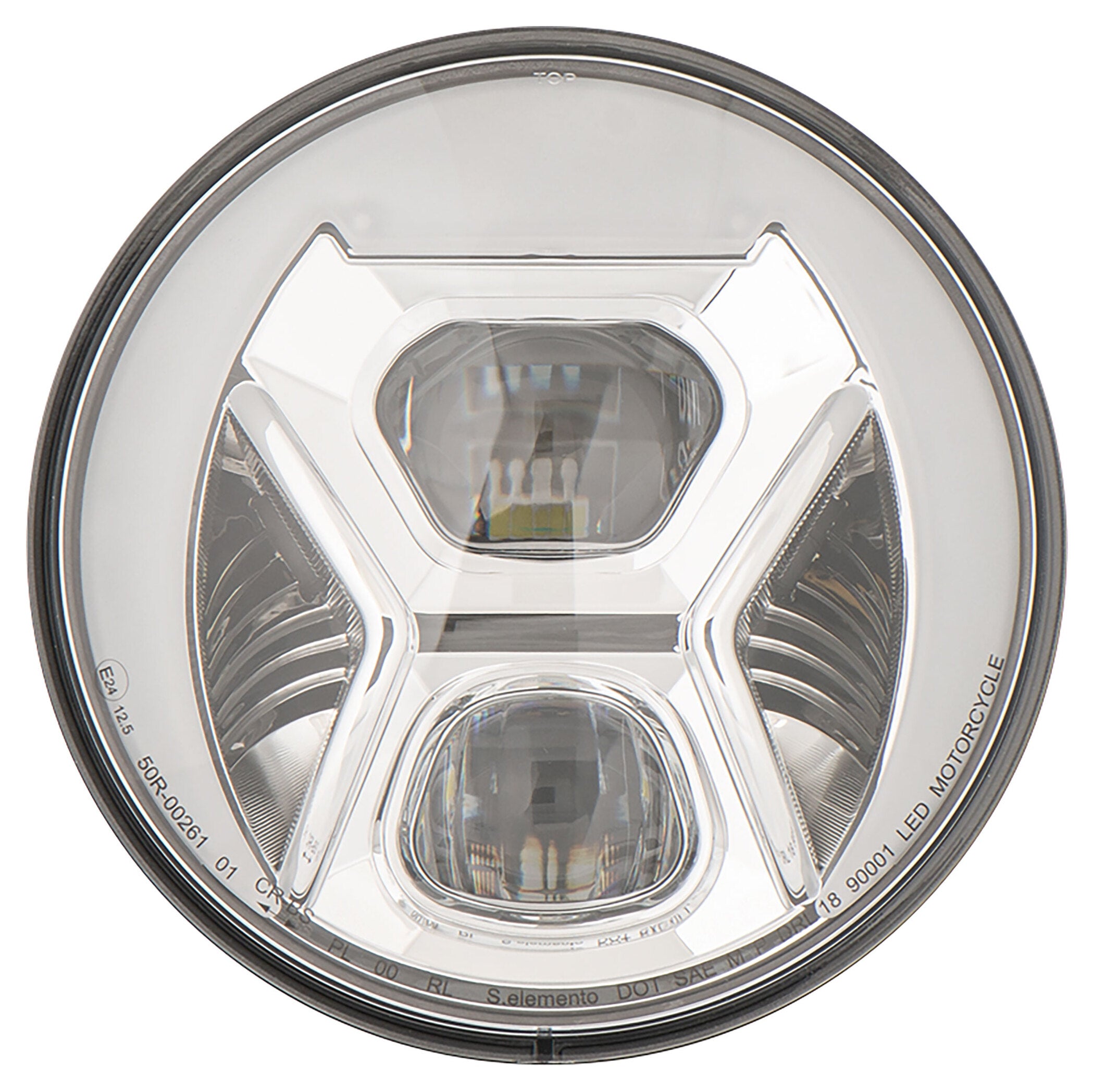 Far LED Moto Highsider Tip 8 - Lumină dinamică, DRL