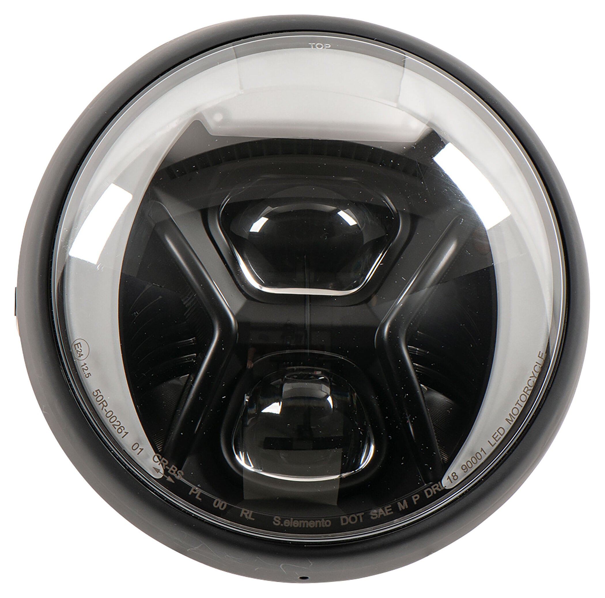 Far LED Moto Highsider Tip 8 - Lumină Statică în Curbe, DRL