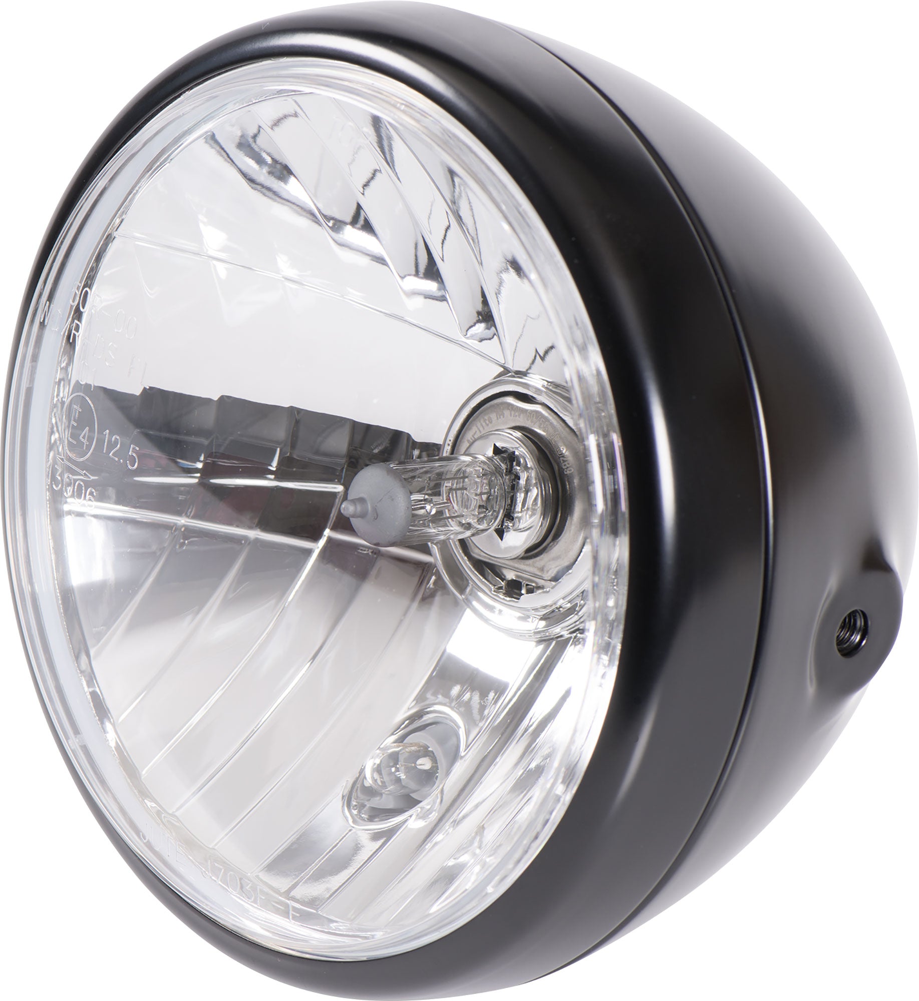 Far Principal Negru Louis - Stil Clasic, Omologat E