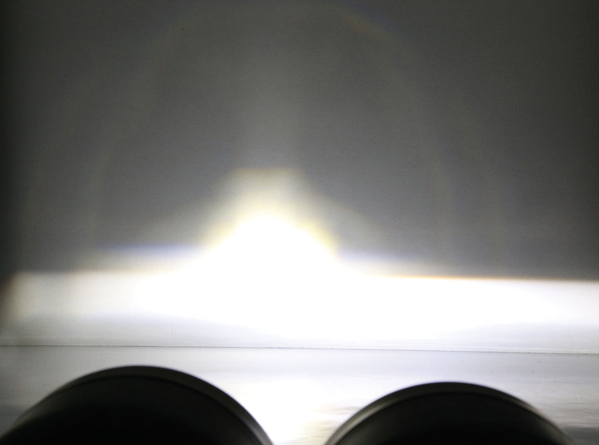 Faruri LED Duble Twin Highsider - Design Modern, E-aprobat