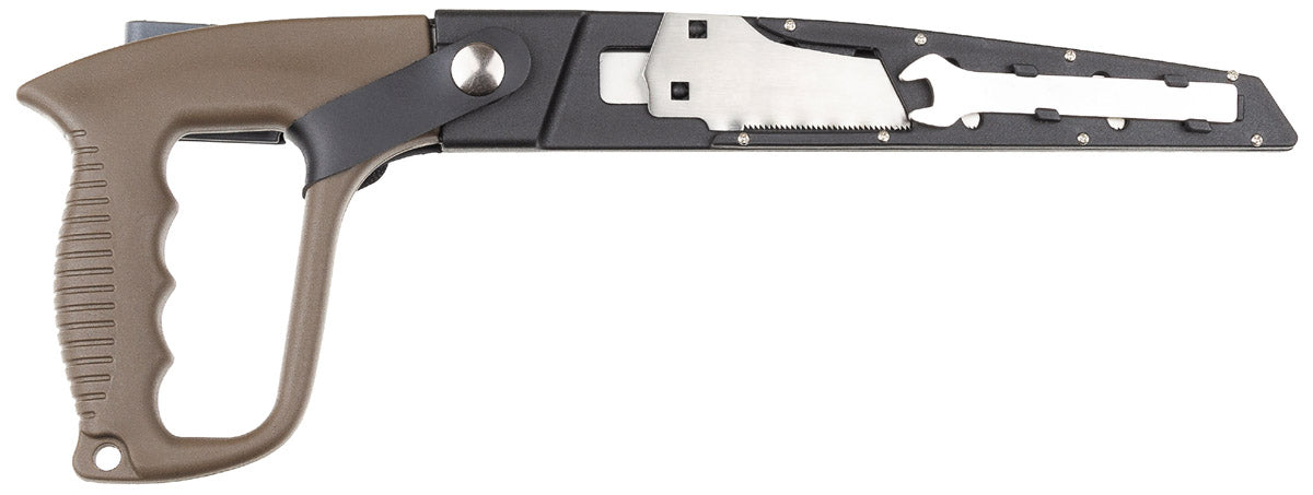 Fierăstrău Mână 2 Lame MFH - Lame 20/16cm, Mâner Ergonomic