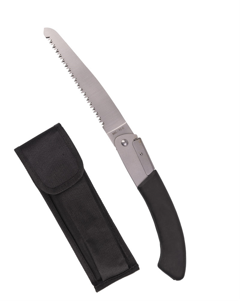 Fierăstrău Pliabil Mil-Tec – Lamă 19,5 cm, Inox, cu Husă