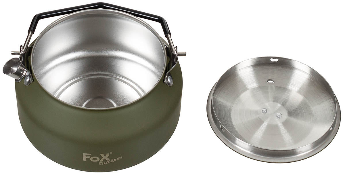 Fierbător Camping OD Green FoxOutdoor - Inox, 1 Litru