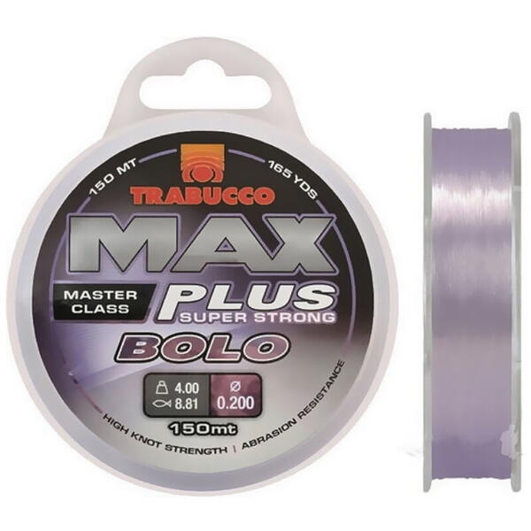 Fir Bolo Max Plus Trabucco - 0.18mm, Rezistență, 150m