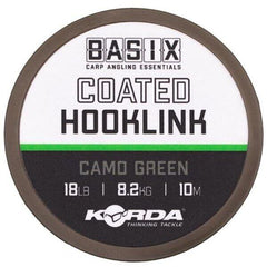 Fir Coated Hooklink BASIX Korda - 25lb/10m, Rezistență, Anti-încurcare - 1