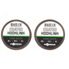 Fir Coated Hooklink BASIX Korda - 25lb/10m, Rezistență, Anti-încurcare - 2