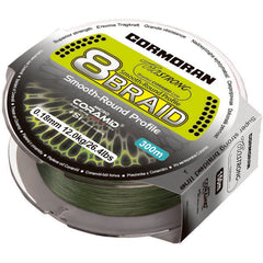 Fir Crap CORASTRONG 8Braid Cormoran - 0.30mm, Rezistent, Verde - 1