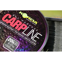 Fir Crap Korda Carp 0.43mm/20lb/1000m - Rezistență Superioară la Năvoade - 1