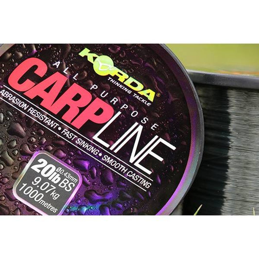 Fir Crap Korda Carp Line 0.28mm - Rezistență Superioară, Lansări Lungi - 1
