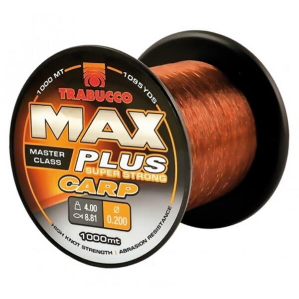 Fir Crap MAX PLUS CARP Trabucco - Rezistență, Invizibilitate în Apă