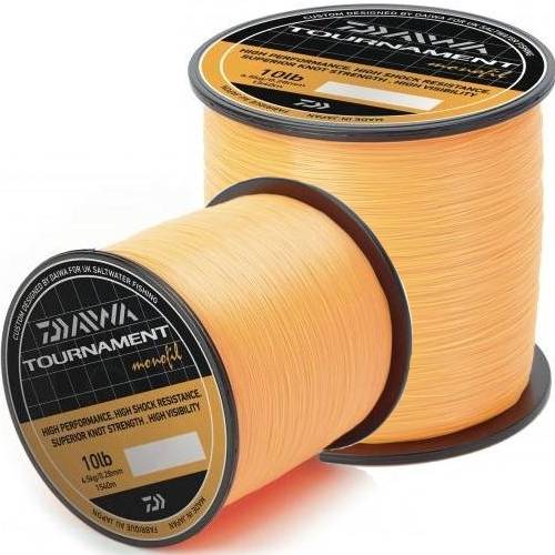 Fir Crap Tournament Fluo Orange DAIWA - 0.31mm, Vizibilitate Excelentă